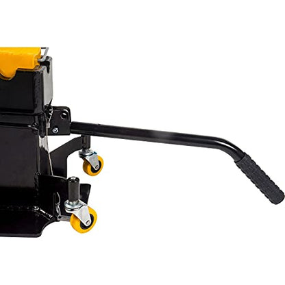 30 Ton Jack Stands - Pin Style Stand with Heavy Duty Welded Steel - 4-Caster Spider Design with Handle for Easy Positioning - Extra Safety Great for Auto Repair Garage Shop (33300)