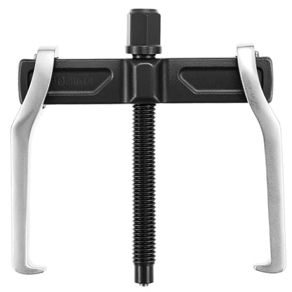 QWORK 4" 2-Jaw Gear Puller for Internal and External Removal of Flywheels, Gears, Pulleys, Bearings