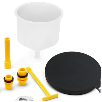 KICHOUSE 1 Set Durable Spill Radiator Funnel Kit Coolant Fill for Automotive Use Prevents Spills Trapped Air for Engine Flush and Radiator Maintenance