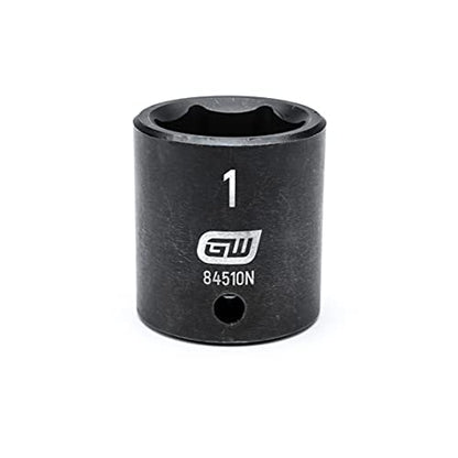 GEARWRENCH 19 Pc. 1/2" Drive 6 Pt. Standard Impact Socket Set, SAE - 84932N - size: 1/2", style: 19-piece kit