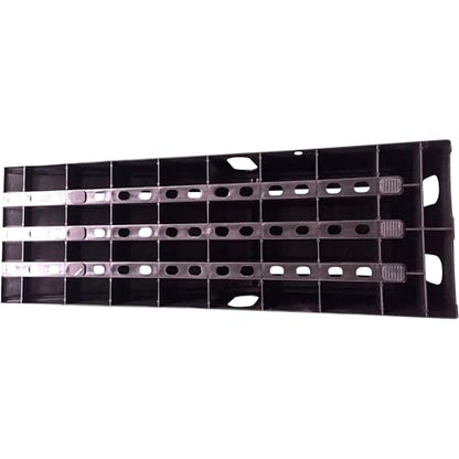 Ironton Car Ramps 12000 Lb GVW Set of 2, High-Impact Poly Vehicle Ramps 6000 Lb Each, 35.5 in. L x 12 in. W x 8.5 in. H, Non-Skid Tread and Rubber Feet, for Cars, SUVs, Trucks and Vans