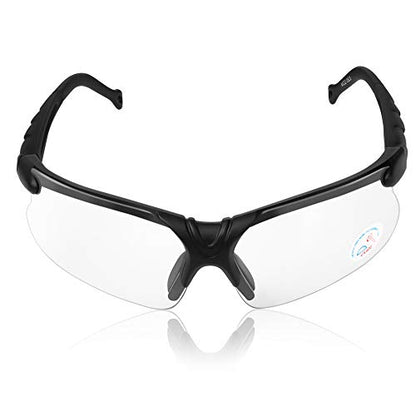 xaegistac Shooting Glasses with Case-Safety Glasses Anti Fog | Z87.1 Certificated Impact Resistance Safety Glasses for Hunting Shooting Sports - color: Clear