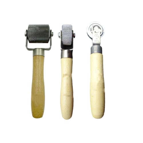 BETOOKY 3pcs Car Tire Repair Roller Tool with High Wear Resistance and High Temperature Resistance, Plastic and Metal Compacting Roller for Auto Tire Repair and Motorcycle Use