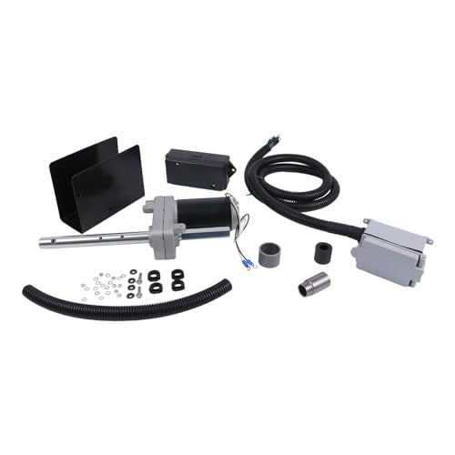 HOLDWELL Electric Powered Trailer Drive Conversion Kit 1824200100 BD1046130-00 BD1824200100 500370 Compatible with Single-Speed Square Jacks - 12V 12000 lbs for RV Trailer Touring car