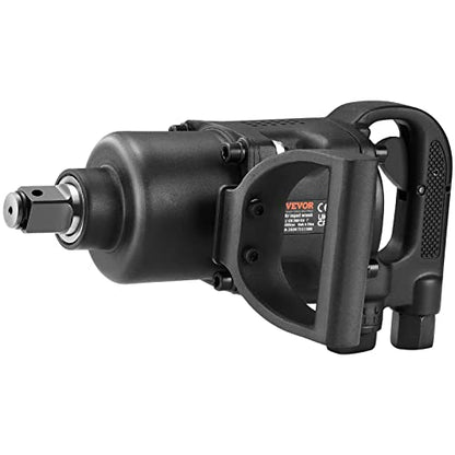 VEVOR 1 Inch Air Impact Wrench, Up to 2730 ft-lbs Reverse Torque Output 1" Pneumatic Impact Gun Lightweight w/ 2 Handles for Heavy Duty Repairs and Maintenance - size: 22*5.3*4.9inches, style: Wrench