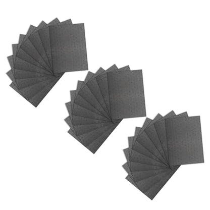 30PCS Oil Absorbent Pads 13 * 10.1",Powerful Polypropylene Oil Spill Mat Absorbs Soaks Coolant/Oil/Grease/Water-Based Fluids,Universal Reusable Oil Drain Splash Pad Car Accessories (30PCS) - color: 30PCS