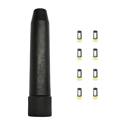 HiSport Fuel Injector Micro Filter Removal Tools with 8pcs CF-101 Basket Filters (6mm x 3mm x 12mm) - size: Removal Tool + 8 Filter