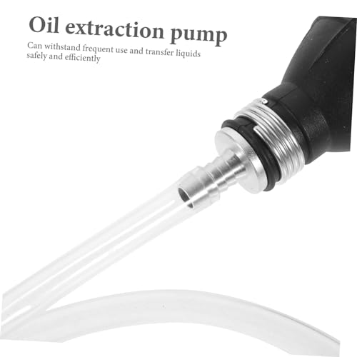Unomor 1Set Manual Transfer Hose Oil Pump with One Way Valve Hand Pump for Water Durable and Reusable Oil Hose Accessories for Convenient Liquid Transfer