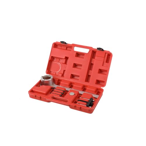 Crankshaft Pulley Removal Tool, Engine Crankshaft Pulley Crank Puller Installer Hold Tool,Crankshaft Pulley Removal and Fixing Tool Set Fit for Jaguar Land R-Over V8