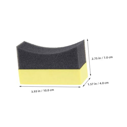 Cabilock 6pcs Tire Shine Applicator Pads Set EVA Foam Car Wash Sponge for Polishing Waxing and Cleaning for Auto Detailing