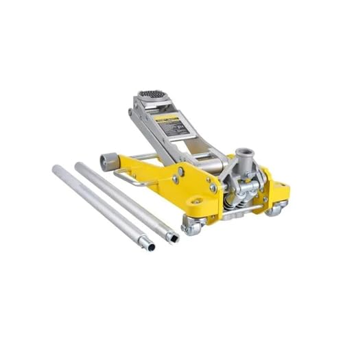 3T/2T Floor Jack Aluminum Hydraulic Racing Car with Dual Piston Lift Pump for Auto Repaire(2T Aluminum Iron) - color: 2T Aluminum Iron