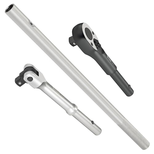 Titan Bar-X 64143 3-Piece 3/4-Inch Drive Interchangeable Ratchet and Breaker Bar Set