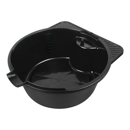 2 Gallon (8L) Portable Oil Drain Pan, Heavy-Duty Motor Oil Drip Catcher Pan for Automotive, Lawn Mower, ATV Oil Change （1 Pcs）