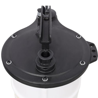 9L Manual Oil Extractor Pump - Oil Changer Vacuum Fluid Evacuator Extractor with 4 Tubes for Automotive Cars Boats Fluids Vacuum Evacuation