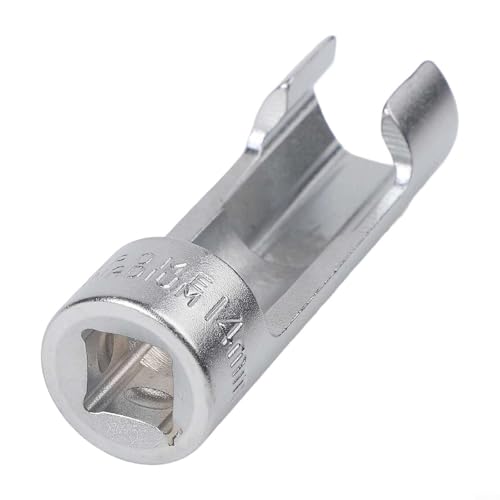 Diesel Injector Line Socket Set, Line Removal Tool 3/8 Drive, Chrome Vanadium Steel Open End Wrench for Auto Oxygen Sensor, 10-19mm(11mm) - color: 11mm