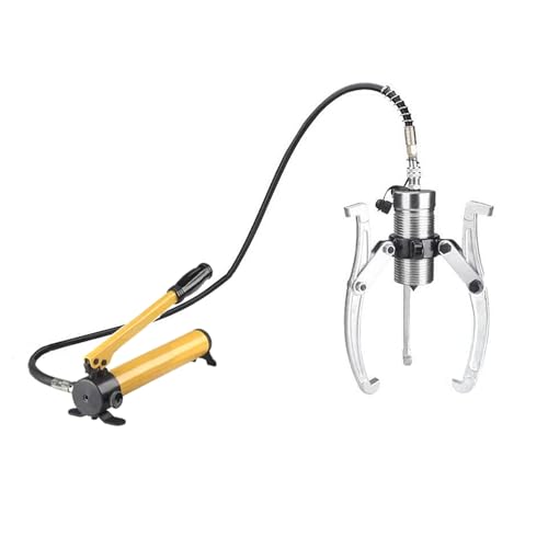Separate Hydraulic Gear Puller, 5/10/15/20/30/50 Tons, with Hand Pump, for Separating Tools in Confined Spaces, 2 or 3 Jaws, Vertical and Horizontal(5T) - size: 5T
