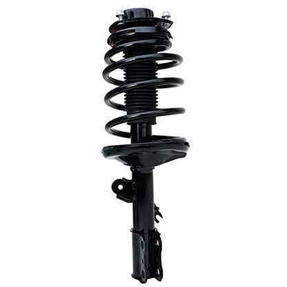 Detroit Axle - 2pc Front Struts for 98-03 Toyota Sienna, 2 Struts & Coil Springs Assembly 1998 1999 2000 2001 2002 2003 Replacement Suspension Quick Install Ready Struts Shocks - size: 171437_171438/PAIR