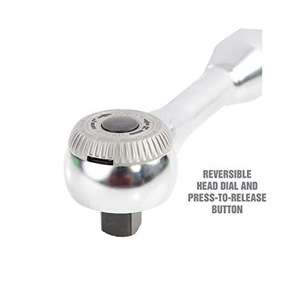 OEMTOOLS 24493 1/2" Drive Cordless Power Ratchet, Fastener Removal and Tightening, Rechargeable Electric Speed Ratchet with Li-Ion Batteries and Charging Base