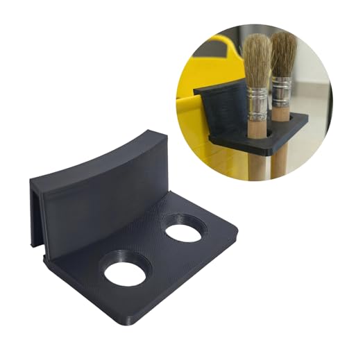 Automotive Bucket Brush Holder Easy to Use Accessory Bucket Brush Bracket for Car and Motorcycle Maintenance