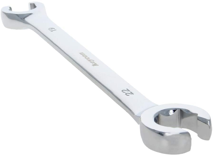 Heyiarbeit Flare Nut Wrench, 19mm x 22mm Metric Double Open End, 1Pcs - size: 19*22mm, style: 1PC
