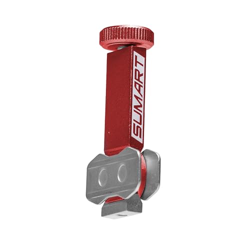 SUMART UBB-40 Universal Bleed Block for Hydraulic Disc Brake Maintenance, Piston Alignment Tool, Protects Ceramic Pistons, Fits Most Bike Brakes - color: Red
