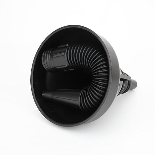 3 Pack Automotive Oil Funnel Set, Wide Mouth Fuel Funnels with Flexible Long Neck, Detachable Spout & Filter for Gas, Water, Coolant, Engine Oil