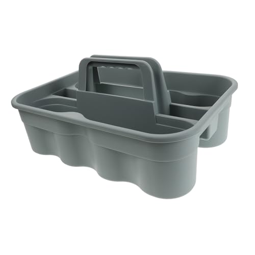 VALICLUD Plastic Cleaning Supplies Tool Tote Storage Basket Handle Portable Storage Organizer Basket for Car Accessories