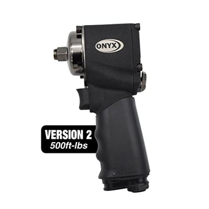Astro Pneumatic Tool 1822 ONYX 1/2" Nano Impact Wrench v2-500ft/lb - size: 1/2"