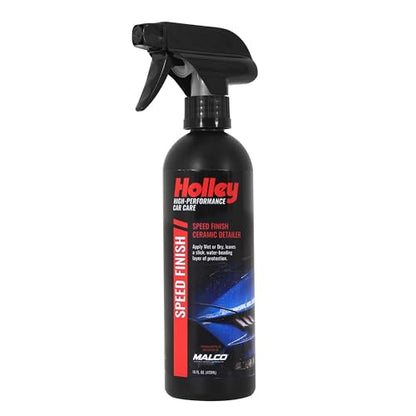 Holley Speed Finish - Ceramic Detailing Spray - High-Performance Car Care, Fast Acting, Quick Drying - Spray on Any Vehicle Surface to Repel Water and Protect Paint - 16 oz. - color: Ceramic Detail Spray, size: 1-Pack