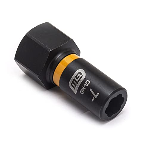 GEARWRENCH 1/4" Drive Bolt Biter Impact Extraction Socket 7- mm - 84752 - size: 1/4 Drive, 7-mm, style: METRIC