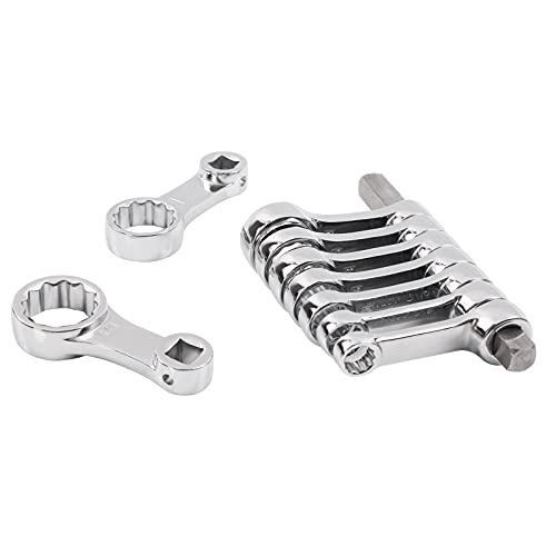 DISEN 9pcs Torque Adapter Set SAE, Durable Torque Wrench Adapter, Torque Adapter 3/8" Drive, 12 Point, Set Including 3/8", 7/16," 1/2", 9/16", 5/8", 11/16", 3/4", 13/16", 7/8" - style: SAE