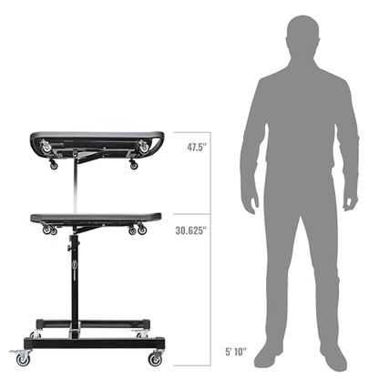 Eastwood 2-in-1 Adjustable Rolling Tool Tray