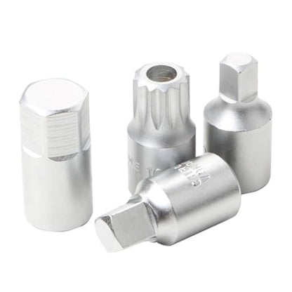H17 Oil Sump Drain Plug Socket Wrench 3/8'' Drive Auto Repairing Transmission Gearboxes Screw Wrench Drain Plug Socket 3/8 - color: A