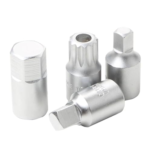 H17 Oil Sump Drain Plug Socket Wrench 3/8'' Drive Auto Repairing Transmission Gearboxes Screw Wrench Drain Plug Socket 3/8 - color: B