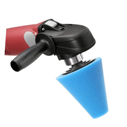2pcs Car Wheel Polishing Sponge Pads Drill Buffer Attachment for Car Detailing Cone-Shaped Buffing Wheel for Waxing and Sealing