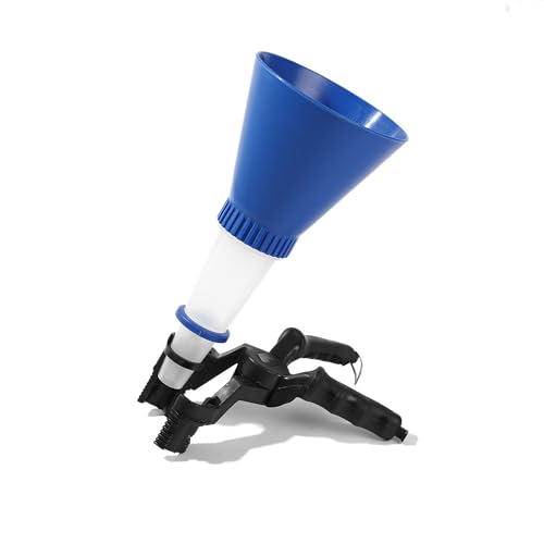 Universal Engine Oil Funnel, Oil Fill Funnel No-Spill Tool Screws Directly INTO Filler Fast Easy Oil Change Compatible with Most Models