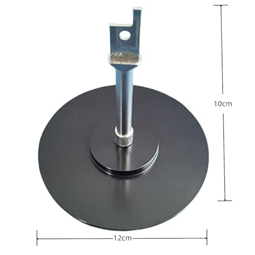 DIY UVC Reciprocating Saw Machines Large Adapter Suction Cup Attachments Connector Fit for Reciprocating Saws Tools Aluminium Smooth Surface 12cm/4.7in Diameter (Black Large)