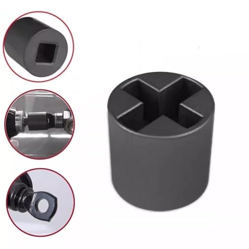 Universal Jack Socket Adapter for Hand Drill, 2025 Upgraded Scissor Jack Drill Adapter with Rust-Resistant Steel and 1/2" Socket Bit