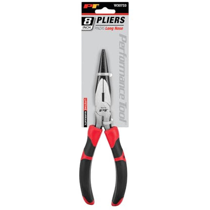 Performance Tool W30733 8-Inch Long Nose Pliers - size: 8" Long Nose Pliers