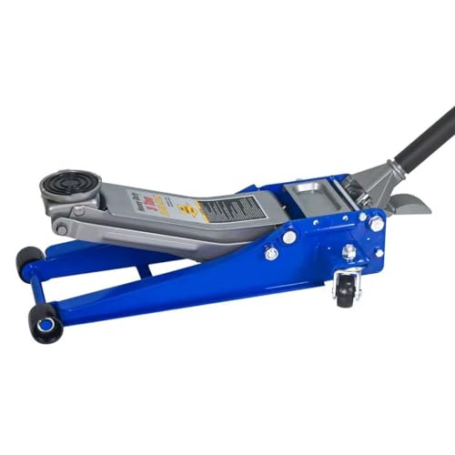 6600lbs/3Ton Low Profile Floor Jack with Foot Pedal Dual Piston Hydraulic | Fast lift dual piston pump with foot pedal, lifting range 2.95"-19.88", heavy duty racing trolley jack for MVP, SUVs & Trucks - size: 3ton(2.95"-19.88") with Foot Pedal