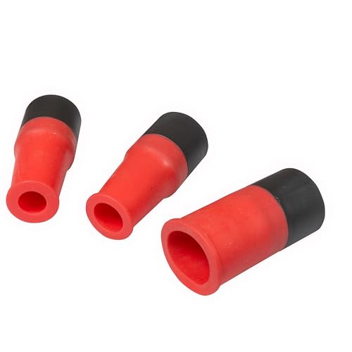 Dust Collection Power Tool Hose Sili Flex Fit Threaded Fittings - Silicone Shop Vacuum Hose Adapter Kit – Universal Stretch‑Fit Dust Collection Adapters For Woodworking Tools - 3pc Set - size: 3 Fittings Only