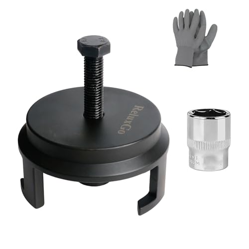 For GM LS Harmonic Balancer Puller 25264 Crank Pulley Puller with 22mm Socket, Automotive Replacement Engine Quickly Removes Harmonic Balancers without Tapped Holes