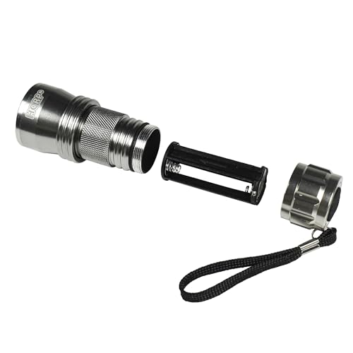 HQRP Professional 21 LED Flashlight - Blacklight for Detecting Uranium, Depression, Vaseline Glass