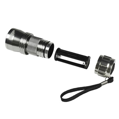 HQRP Professional 21 LED Flashlight - Blacklight for Detecting Uranium, Depression, Vaseline Glass