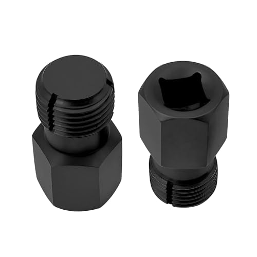 2PCS Oxygen Sensor Thread Chasers M18 x 1.5mm and M12 x 1.25mm thread chasers with 3/8” drive to clean and repair damaged threads