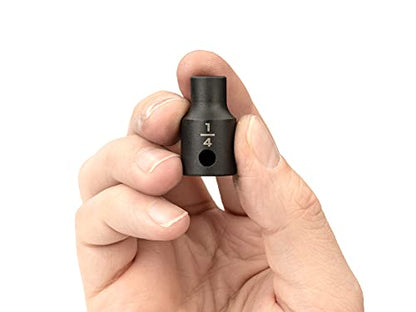TEKTON 3/8 Inch Drive x 1/4 Inch Shallow 6-Point Impact Socket | SID12006 - size: 1/4-Inch, style: Shallow