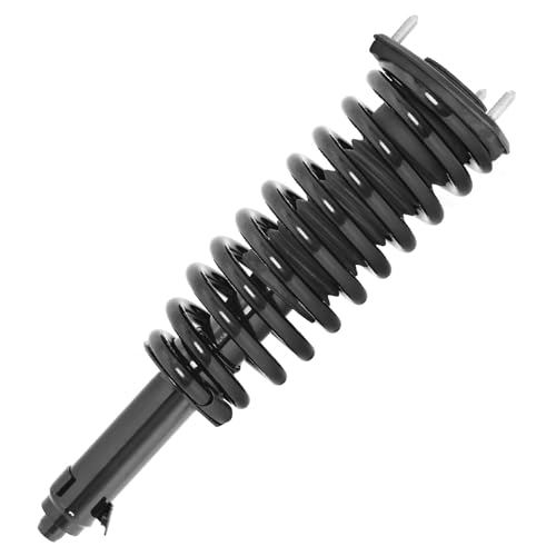 Detroit Axle - AWD Front Struts Sway Bars for 2009-2017 Lexus LS460 2008-2016 LS600h, 2 Complete Struts with Coil Spring Assembly 2 Sway Bar End Links Replacement Suspension Kit - size: 4QS50873/ sway kit