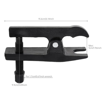 ChgImposs 6.3 Inch Ball Joint Separator, Adjustable Ball Joint Removal Tool, Heavy Duty High Carbon Steel with Black Oxide Pins, Universal Fit for Cars, Trucks & SUVs (Black) - color: Black