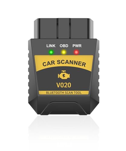 SCUARI Fixed Car Diagnostic Scanner,OBD2 Scanner Bluetooth,Car Accessories,Clear/Reset Vehicle Engine Error Code Reader Diagnostic Tool,Auto Diagnostic Scan Tool,Suitable for iPhone iOS Android