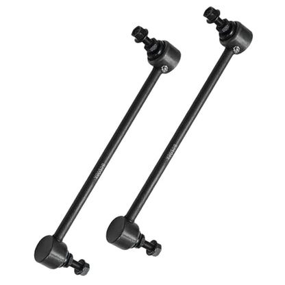 Detroit Axle - 4WD Front Struts Sway Bars for Jeep 2011-2017 Patriot 2 Struts with Coil Spring 2 Sway Bar End Links 2012 2013 2014 2015 2016 Replacement Suspension Kit - size: 4QS54397/Sway Kit